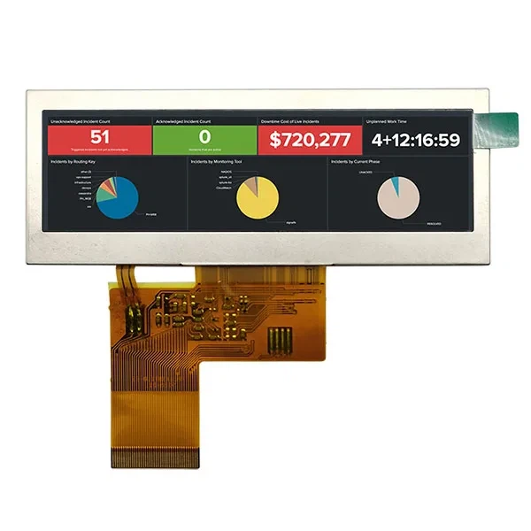 3,9 inčni 480x128 40 Pin RGB sučelje Bar LCD panel