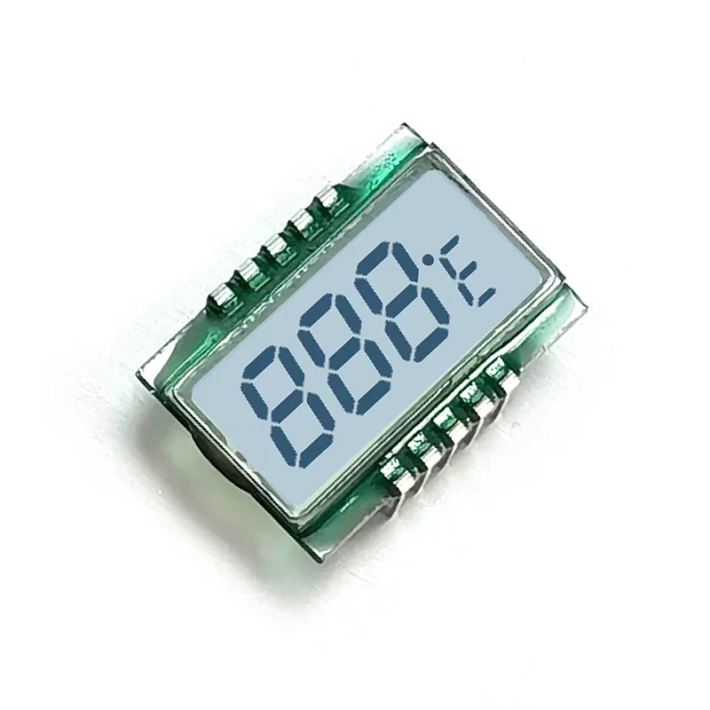 LCD zaslon sa 6-pinskim prilagođenim 7-segmentnim LCD zaslonom za termostat